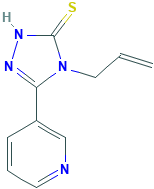 4-丙-2-烯基-5-吡啶-3-基-2H-1,2,4-三唑-3-硫酮