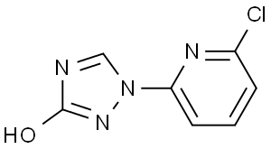 1-(6-氯-2-哌啶)-1H-3-羟基-1,2,4三唑