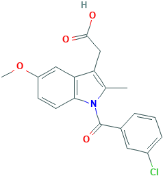 4-Dechloro-3-chloroindomethacin