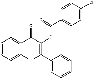 3-(4-氯苯甲酰氧基)黄酮