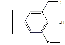 Benzaldehyde, 5-(1,1-dimethylethyl)-2-hydroxy-3-(methylthio)-