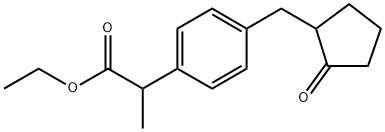 Ethyl 2-(4-((2-oxocyclopentyl)methyl)phenyl)propanoate