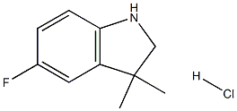 5-fluoro-3,3-dimethyl-2,3-dihydro-1H-indole hydrochloride