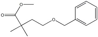 Butanoic acid, 2,2-dimethyl-4-(phenylmethoxy)-, methyl ester