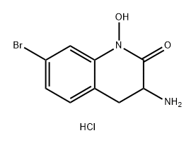 3-amino-7-bromo-1-hydroxy-1,2,3,4-tetrahydroquinolin-2-one hydrochloride