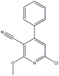 6-氯-2-甲氧基-4-苯基氰吡啶