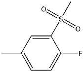 Benzene, 1-fluoro-4-methyl-2-(methylsulfonyl)-