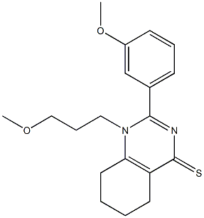 2-(3-methoxyphenyl)-1-(3-methoxypropyl)-5,6,7,8-tetrahydroquinazoline-4-thione