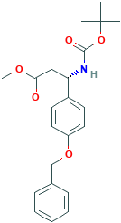 (βS)-β-[(1,1-tert-Butyloxycarbonyl)amino]-4-benzyloxy-benzenepropanoic Acid Methyl Ester