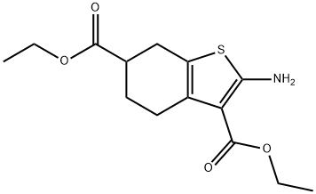 Benzo[b]thiophene-3,6-dicarboxylic acid, 2-amino-4,5,6,7-tetrahydro-, 3,6-diethyl ester