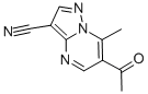 6-ACETYL-7-METHYLPYRAZOLO[1,5-A]PYRIMIDINE-3-CARBONITRILE