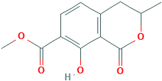 3,4-Dihydro-8-hydroxy-3-methyl-1-oxo-1H-2-benzopyran-7-carboxylic Acid Methyl Ester