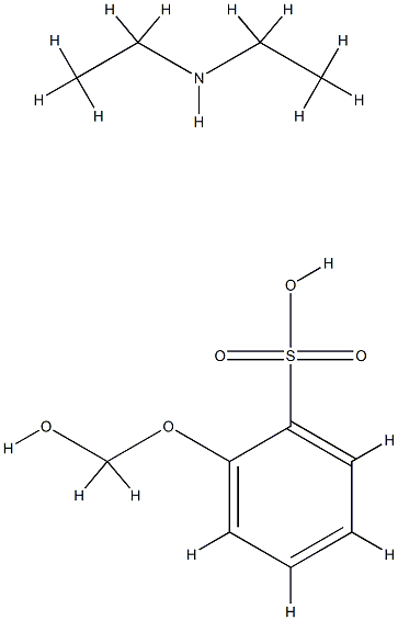 hydroxymethoxybenzenesulphonic acid, compound with diethylamine (1:1)