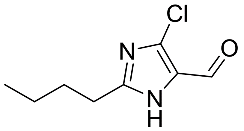 2-正丁基-4(5)-氯-5(4)-甲酰基咪唑