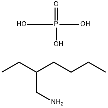 Phosphoric acid, C8-18-alkyl esters, compds. with 2-ethyl-1-hexanamine