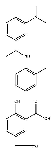 Benzoic acid, 2-hydroxy-, compds. with oxidized N,N-dimethylbenzenamine-N-ethyl-2-methylbenzenamine-formaldehyde reaction products