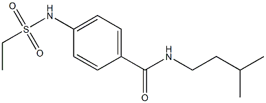 4-(ethylsulfonylamino)-N-(3-methylbutyl)benzamide