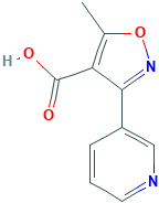 5-甲基-3-(吡啶-3-基)-1,2-噁唑E-4-羧酸