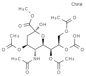 Methyl 5-Acetamido-4,7,8,9-Tetra-O-Acetyl-3,5-Dideoxy-Beta-D-Glycero-D-Galacto-2-Nonulopyranosylonate