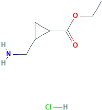 trans-Ethyl 2-(aminomethyl)cyclopropanecarboxylate hydrochloride