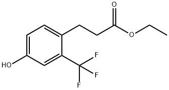 Benzenepropanoic acid, 4-hydroxy-2-(trifluoromethyl)-, ethyl ester