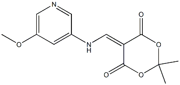 5-((5-bromopyridin-3-ylamino)methylene)-2,2-dimethyl-1,3-dioxane-4,6-dione