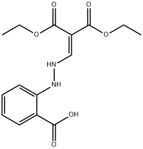 2-{2-[3-ethoxy-2-(ethoxycarbonyl)-3-oxoprop-1-en-1-yl]hydrazin-1-yl}benzoic acid