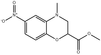 2H-1,4-Benzoxazine-2-carboxylic acid, 3,4-dihydro-4-methyl-6-nitro-, methyl ester