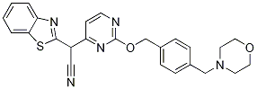 (1,3-苯并噻唑-2-基)[2-[4-[(吗啉-4-基)甲基]苄氧基]嘧啶-4-基]乙腈( AS 602801)