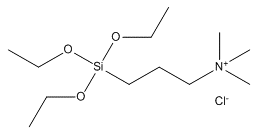 N,N,N-三甲基-3-(三乙氧基甲硅烷基)丙烷-1-氯化铵