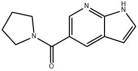 PYRROLIDIN-1-YL-(1H-PYRROLO[2,3-B]PYRIDIN-5-YL)-METHANONE