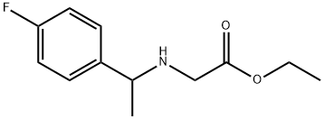 Ethyl (1)-N-(1-(4-fluorophenyl)ethyl)aminoacetate