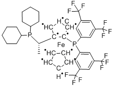 (1S)-1-[双[3,5-双(三氟甲基)苯基]膦基]-2-[(1S)-1-(二环己基膦基)乙基]二茂铁