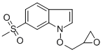 6-(METHYLSULFONYL)-1-(OXIRAN-2-YLMETHOXY)-1H-INDOLE