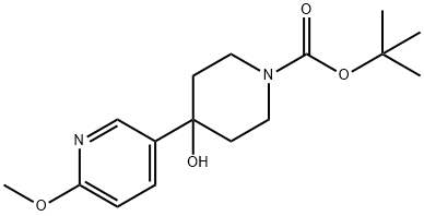 1-BOC-4-HYDROXY-4-(6-METHOXY-3-PYRIDINYL)-PIPERIDINE