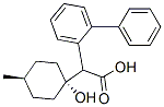 alpha-(1-Hydroxy-4-methylcyclohexyl)-biphenylacetic acid, trans-(-)-