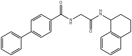 N-(2-氧代-2-((1,2,3,4-四氢萘-1-基)氨基)乙基)-[1,1'-联苯]-4-甲酰胺