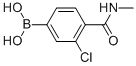 3-CHLORO-4-(N-METHYLCARBAMOYL)BENZENEBORONIC ACID