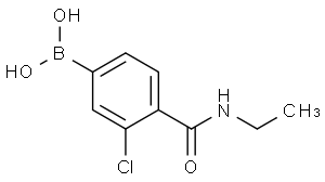 (3-氯-4-(乙基氨基甲酰基)苯基)硼酸