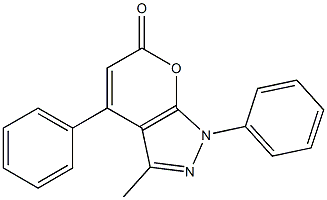 3-甲基-1,4-二苯基吡喃并[2,3-c]吡唑-6(1H)-酮