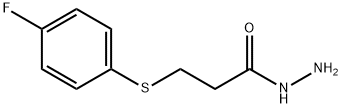 3-[(4-fluorophenyl)sulfanyl]propanehydrazide