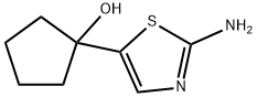 1-(2-aminothiazol-5-yl)cyclopentan-1-ol