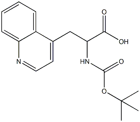 2-((tert-Butoxycarbonyl)amino)-3-(quinolin-4-yl)propanoic acid