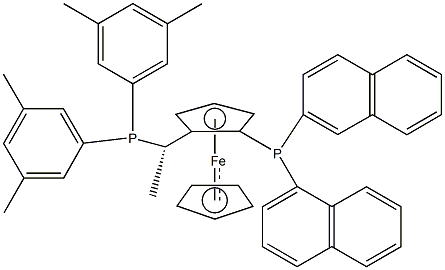 (S)-1-{(RP)-2-[二(1-萘基)膦]二茂铁基}乙基二(3,5-二甲苯基)膦