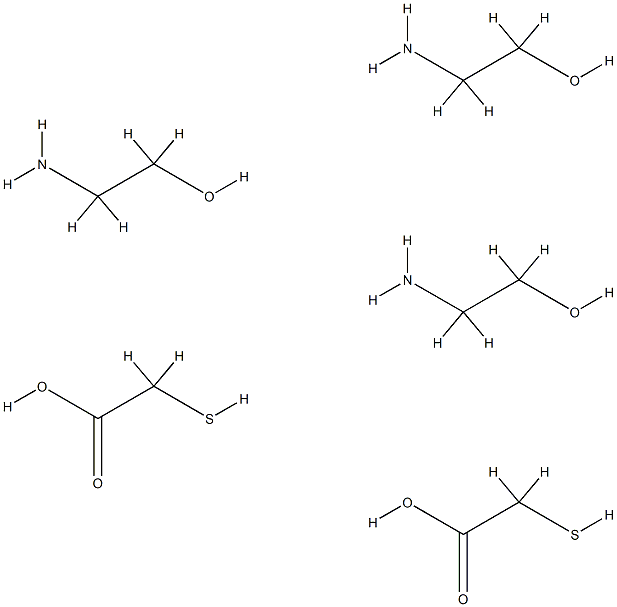 mercaptoacetic acid, compound with 2-aminoethanol (2:3)