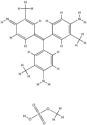 methyl hydrogen sulphate, compound with 4-[(4-amino-3-methylphenyl)(4-imino-3-methylcyclohexa-2,5-dien-1-ylidene)methyl]-2-methylaniline (1:1)