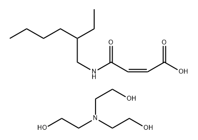 4-[(2-ethylhexyl)amino]-4-oxoisocrotonic acid, compound with 2,2',2''-nitrilotris[ethanol] (1:1)