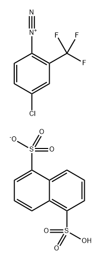4-chloro-2-(trifluoromethyl)benzenediazonium naphthalene-1,5-disulphonate (1:1)