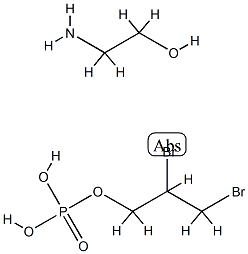 1-Propanol, 2,3-dibromo-, phosphate, compd. with 2-aminoethanol