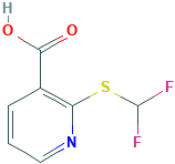 2-[(DIFLUOROMETHYL)THIO]NICOTINIC ACID
